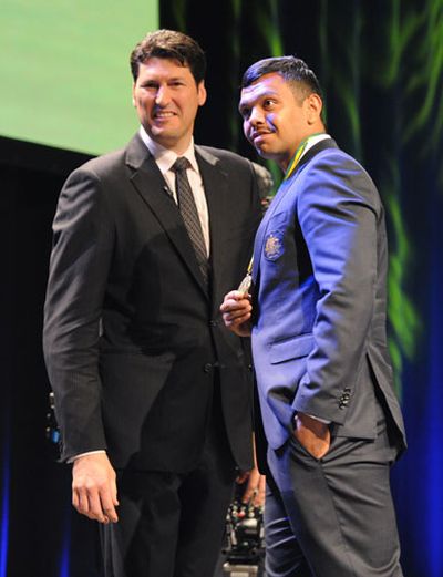 Beale capped off a good 2011 after being awarded the John Eales Medal.
