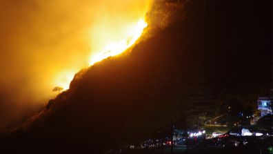 Burleigh headland goes up in flames (Gallery)