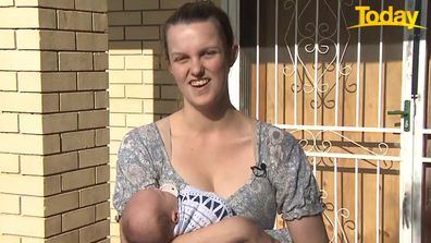 Tiffany Hendon Brisbane mum protects family with fly spray after armed intruders storm home.