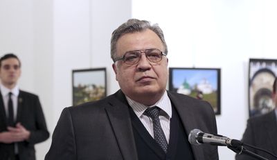 Russia's ambassador to Turkey Andrei Karlov