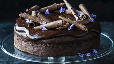 Recipe:&nbsp;<a href="http://kitchen.nine.com.au/2017/07/06/15/41/decadent-chocolate-cake" target="_top">Kirsten Tibballs' decadent chocolate cake</a>