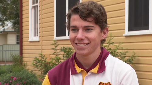 Robert Stokes is the school captain at Trundle Central School and had no choice but to learn from school during the lockdown because of insufficient internet at his home. 