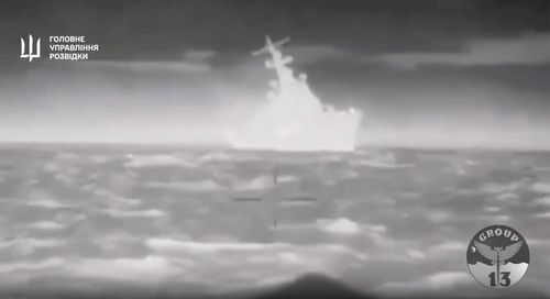 Russia Warship sunk