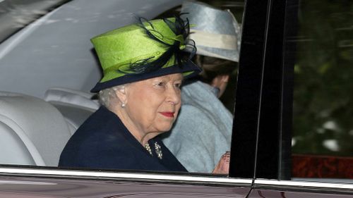 Police, who did not say whether the Queen was at the palace at the time, said the arrest was not terror-related.