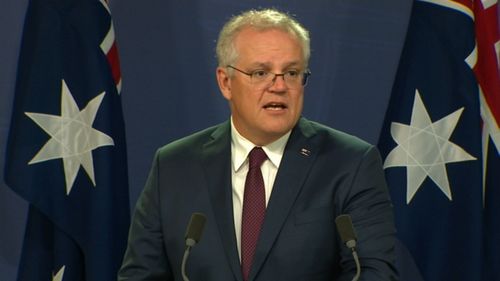 Scott Morrison addresses media in Sydney