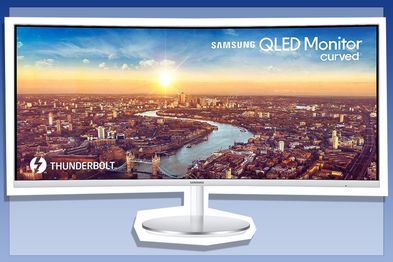 9PR: Samsung 34 Inch CJ791 Ultra-wide Curved Thunderbolt 3 WQHD Monitor