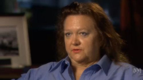 Gina Rinehart on Australian Story. (ABC TV)