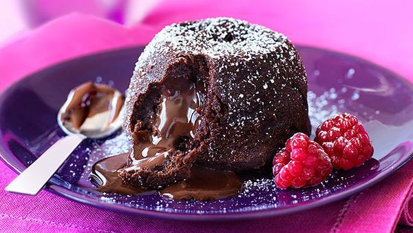 Weight Watchers' chocolate lava pudding