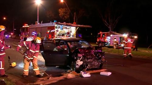 Mr Currie's Mazda may have been travelling up to 130km/h when it 'T-boned' another vehicle. 