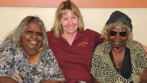 Gayle Woodford (centre). (9NEWS)