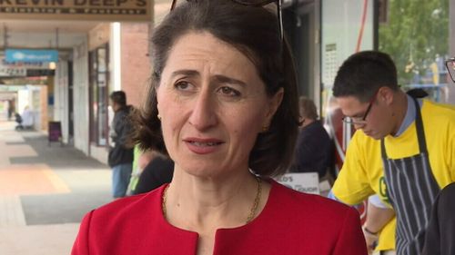 Premier Gladys Berijiklian said the government had a number of projects in the works. (9NEWS)