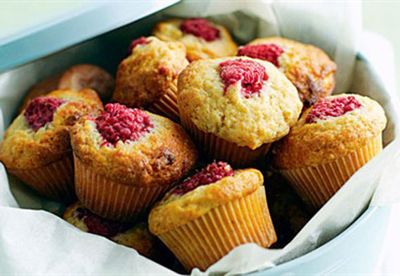 Recipe: <a href="/recipes/ibanana/8346726/raspberry-and-banana-mini-muffins" target="_top">Raspberry and banana mini muffins</a>