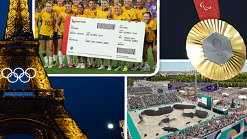 The Eiffel Tower, Matildas, Olympic medals and the Place de la Concorde.