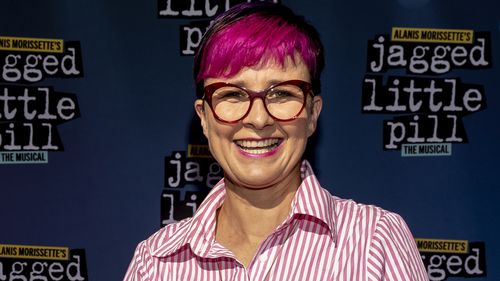 FILE: Comedian Cal Wilson has died at the age of 53 after suffering a short illness. MELBOURNE, AUSTRALIA - JANUARY 16: Cal Wilson attends opening night of Jagged Little Pill The Musical at the Comedy Theatre on January 16, 2022 in Melbourne, Australia. (Photo by Sam Tabone/Getty Images)
