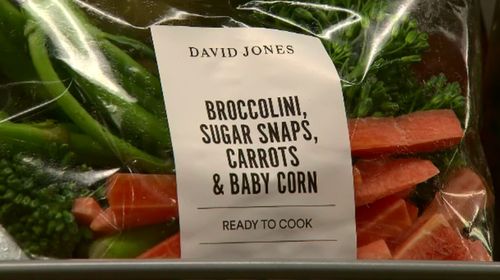 Pre-cut vegetables are also part of the range. (9NEWS)