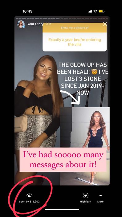 Demi Jones Love Island UK Weight Loss