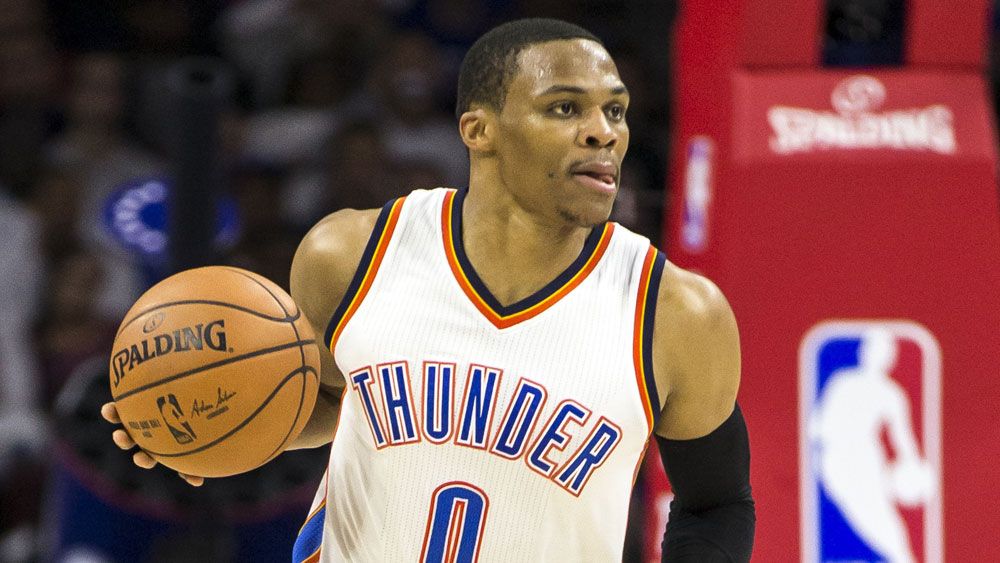 Russell Westbrook starred for Oklahoma City Thunder. (AAP)
