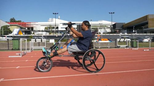 He is so determined to walk again that he is putting his brain and body to work on research aiming to repair the spinal cord. (9NEWS)