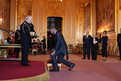 David Beckham gets his long-awaited knighthood from King Charles