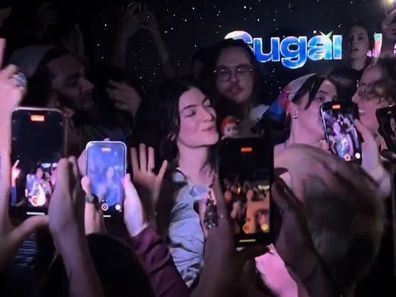 Lorde at a Sydney nightclub