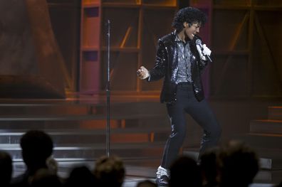 Jaafar Jackson as Michael Jackson in Michael. 