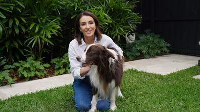 Dr Katrina Warren with her dog Chilli