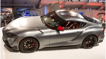 The A90 Toyota Supra sold at auction for AU$2.93 million with all proceeds going to charity.
