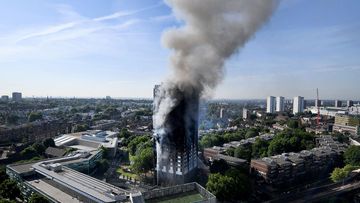 A man is facing fraud charges after allegedly lying about losing family members in the Grenfell Tower fire. (AAP)