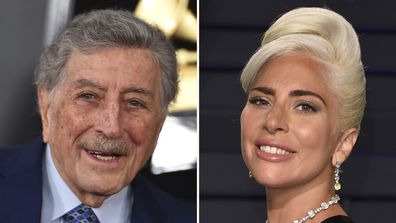 Music icons Tony Bennett and Lady Gaga.