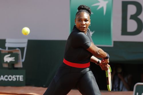 Serena Williams has stepped out in a skin-tight outfit at the French Open. Picture: AP
