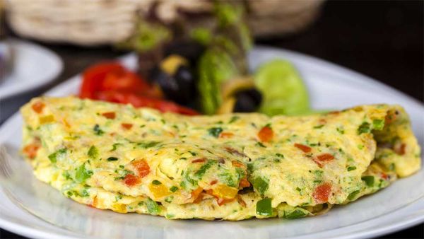 Susie Burrell's hangover cure zucchini omelette