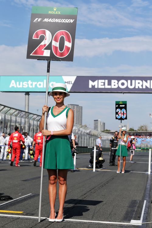 Grid girls have been a staple of motor racing for decades. (AAP)