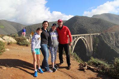 Aimee and her mother Michelle, father Graeme and brother Josh. 