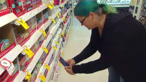 Mother-of-two Rickie Thompson enjoys ensuring other shoppers can save money. (A Current Affair)