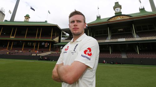 English debutant Mason Crane. (AAP)