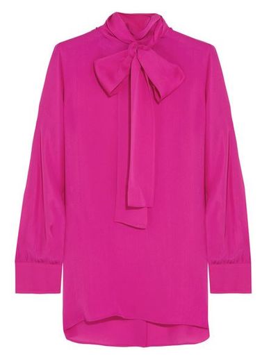 Gucci pussy-bow blouse in silk, $1065 at <a href="https://www.net-a-porter.com/au/en/product/714636/Gucci/pussy-bow-silk-crepe-de-chine-shirt" target="_blank">Netaporter.com<br />
</a>