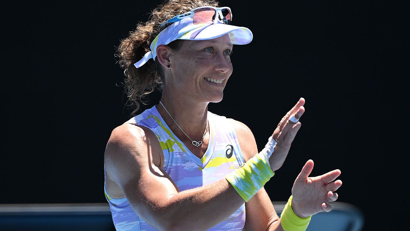 'It's been amazing': Sam Stosur's emotional farewell after final singles match