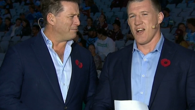 Stefanovic has hit back after Gallen outed Stefanovic's tie to NSW.