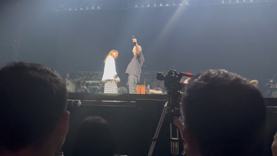 Hans Zimmer proposes to girlfriend hotelier Dina De Luca Chartouni at London Concert