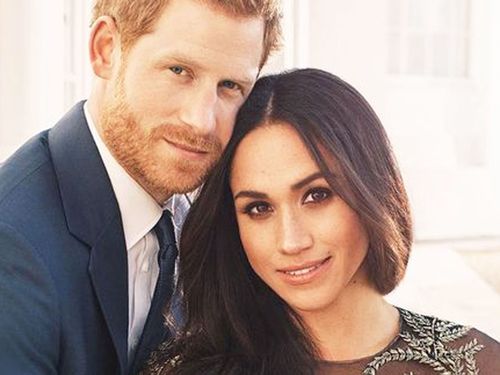 Meghan and Harry walk down the aisle on Saturday. (PA/AAP)