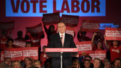 Bill Shorten in Blacktown.