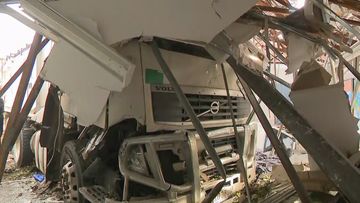 Truck slams into primary school