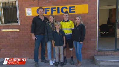 Newcastle mum and dad Christine and Damien Jensen own a small family run green waste recycling tip Oz Mulch.