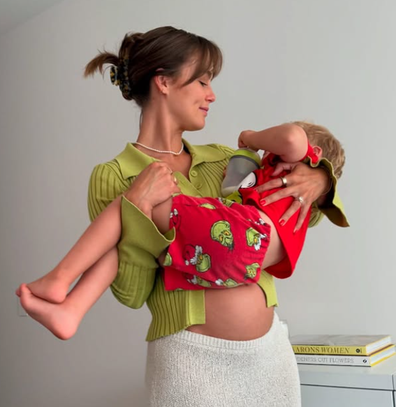 Steph Claire Smith with her son Harvey