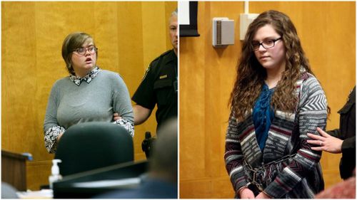 Morgan Geyser was sentenced to 40 years in a mental institution, while Anissa Weier faces 25 years. (AAP)
