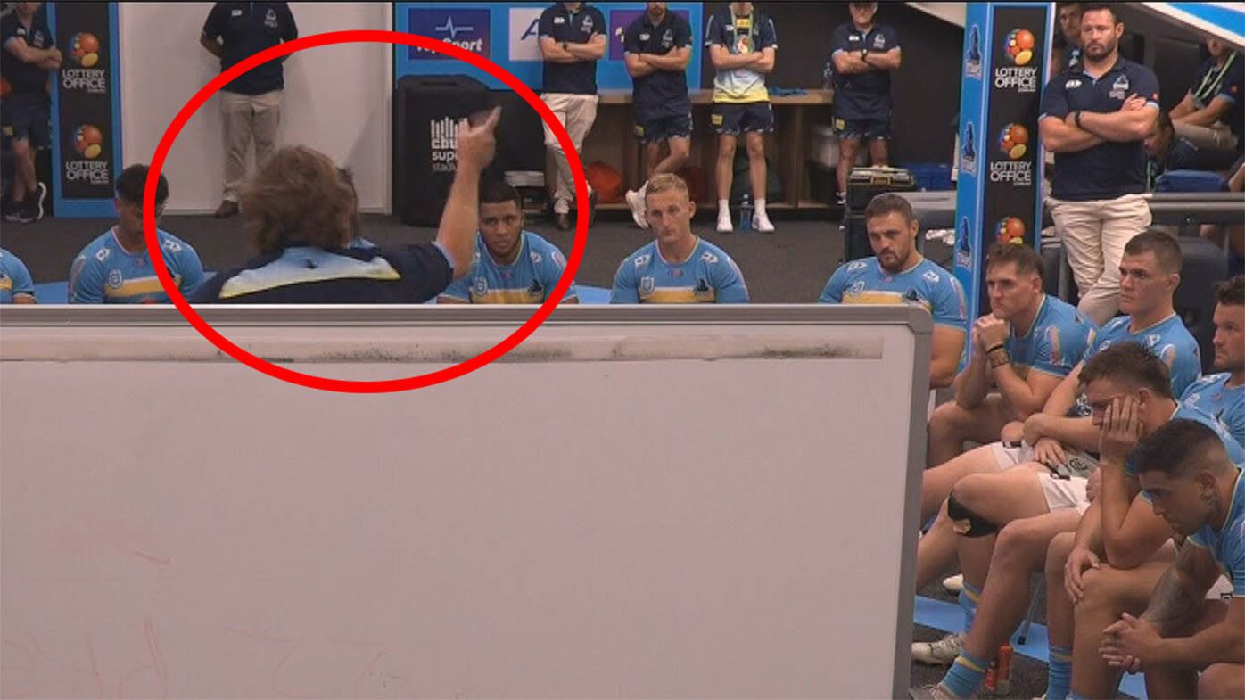 'Going off his head': Cameras capture withering Des Hasler spray after Titans loss