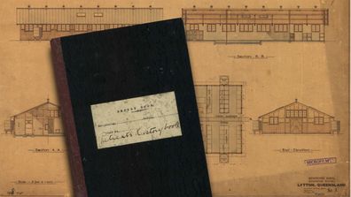 Quarantine patient book and plans.