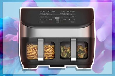 9PR: Instant Vortex Plus ClearCook Dual Air Fryer - 8L Air Fryer