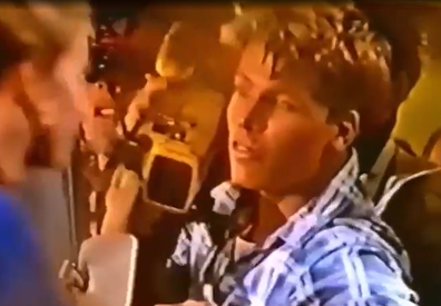 Nathan Harvey stars in 1991 Razzamatazz ad