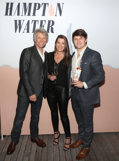 Jon Bon Jovi, Dorothea Hurley and Jesse Bongiovi in 2019